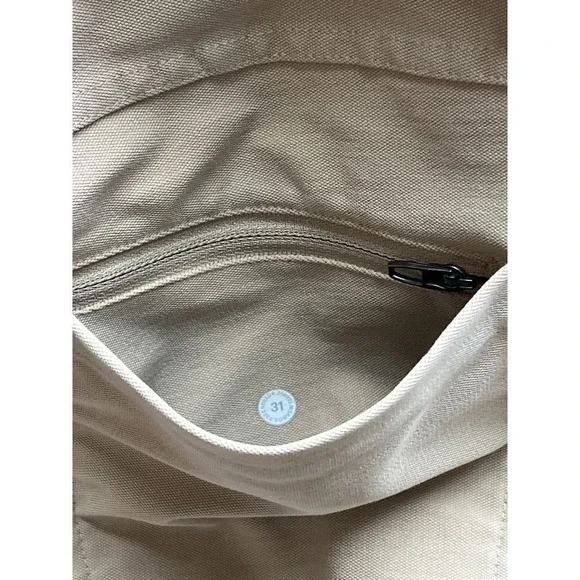 Lululemon Men's Size 31 ABC‎ Utilitech Beige Pants Gorpcore Athleisure Dadcore - Picture 15 of 16